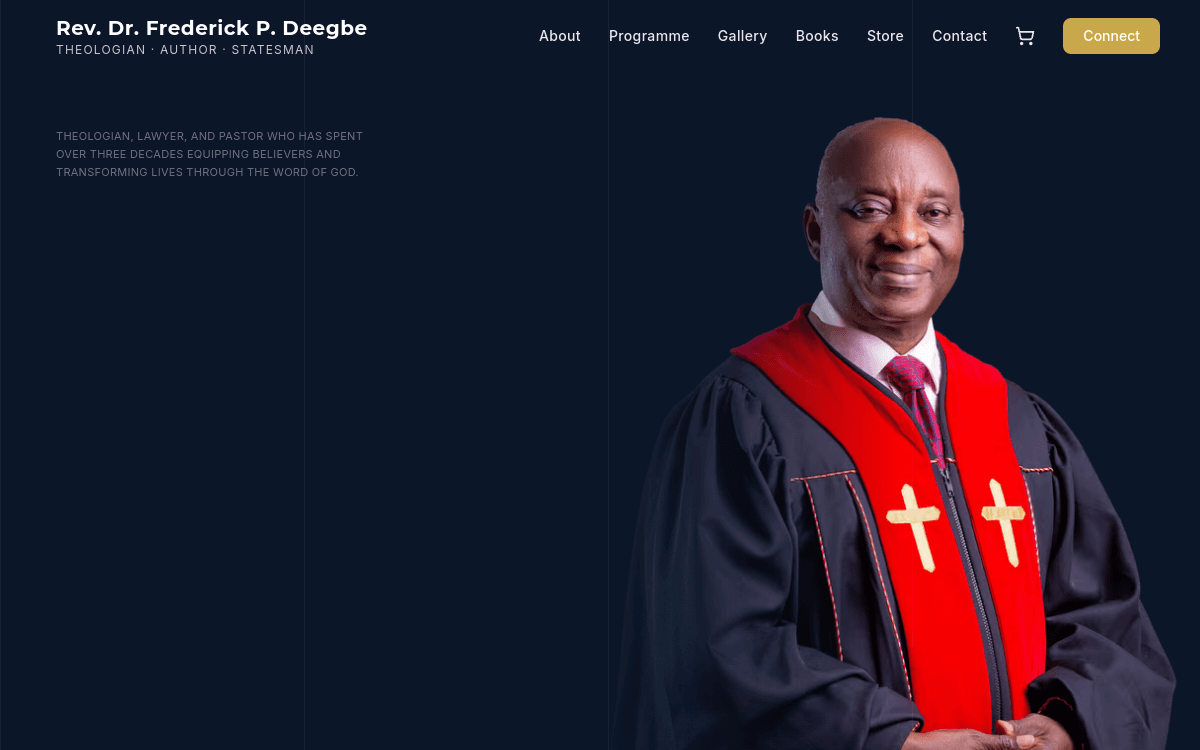 Rev. Dr. Frederick P. Deegbe